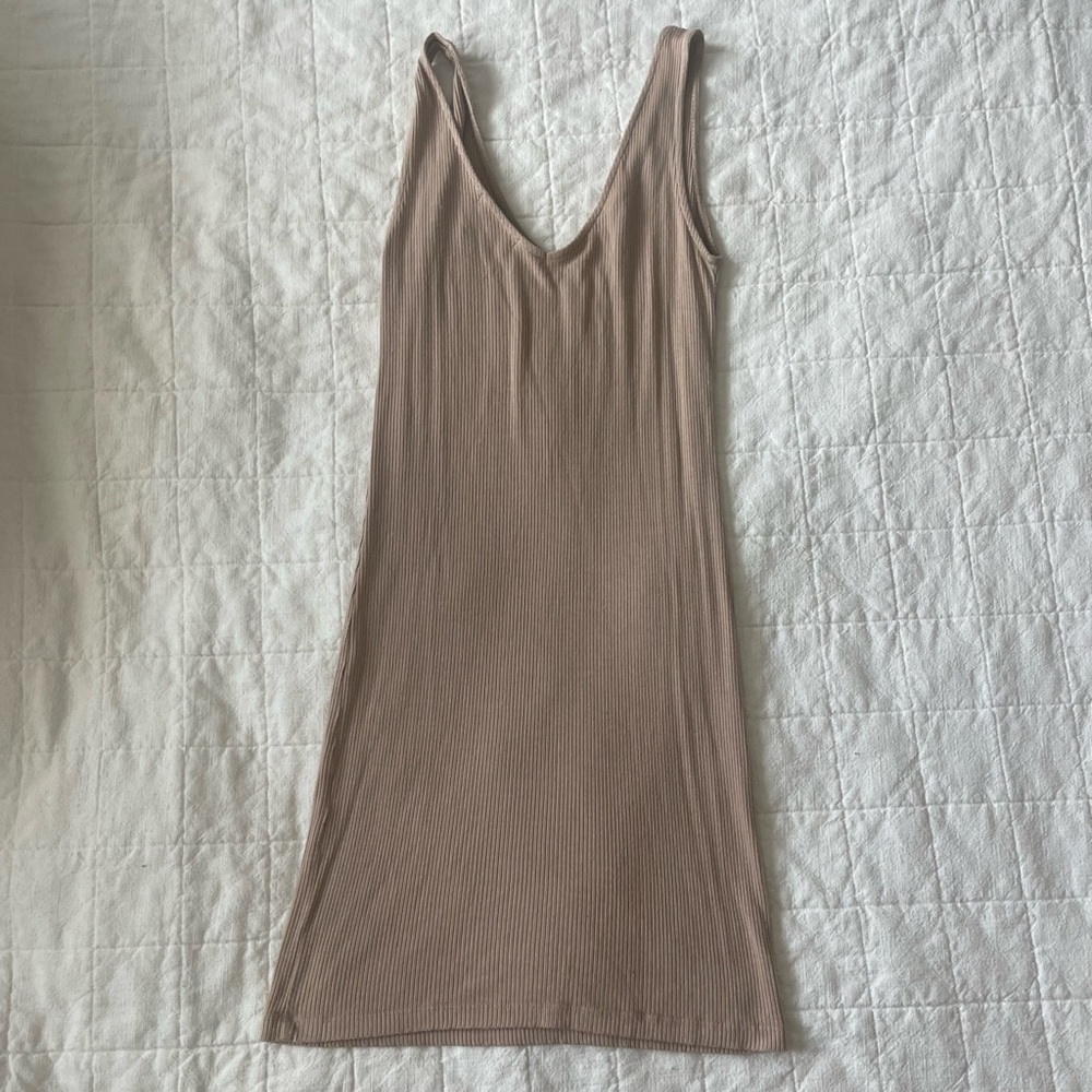 Forever 21 mini dress tan size medium